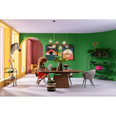 KARE Stół Rozkładany BENVENUTO Brązowy 200-250 x 76 x 110cm / 80123