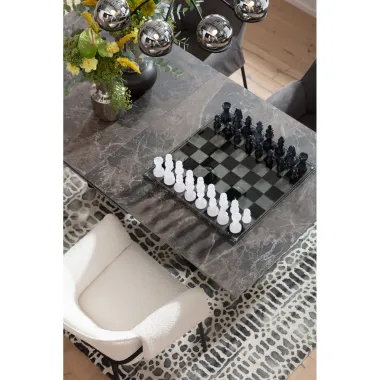 KARE Stół Rozkładany XENIA czarny 200-260 x 76 x 100cm / 86737