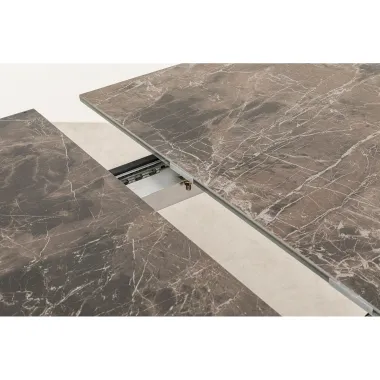 KARE Stół Rozkładany XENIA czarny 200-260 x 76 x 100cm / 86737