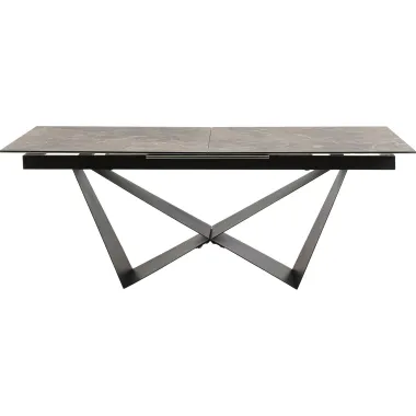 KARE Stół Rozkładany XENIA czarny 200-260 x 76 x 100cm / 86737