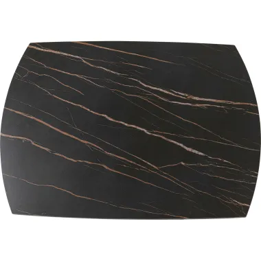 KARE Stół Rozkładany TWIST ONYX ceramiczny 120-180 x 76 x 90cm / 86736