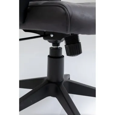 Kare Fotel biurowy LABORA HIGH BIG DEAL imitacja skóry czarny 58 x 127,5 x 56cm / 84743