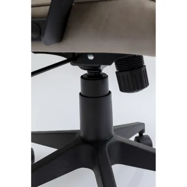 Kare Fotel biurowy LABORA HIGH BIG DEAL imitacja skóry beżowy 58 x 127,5 x 56cm / 84742