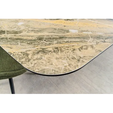 Invicta Stół ELEMENTS ceramiczny rozkładany rama orzechowa 180 -260 x 76 x 100cm / 46476