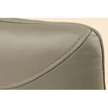 Invicta Krzesło SIGNATURE tapicerowane obrotowe 360° taupe skóra 64 x 86 x 64cm / 47468