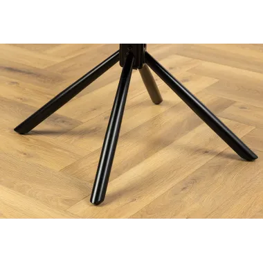 Invicta Krzesło SIGNATURE tapicerowane obrotowe 360° karmelowy brąz skóra 64 x 86 x 64cm / 47470