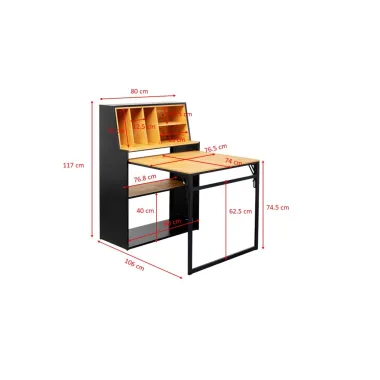 Kare Biurko VINOTECA 106 x 117 x 80cm / 87659