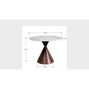 Kare Stół CONO ceramiczny Ø 120 x 76 x 120cm / 87809
