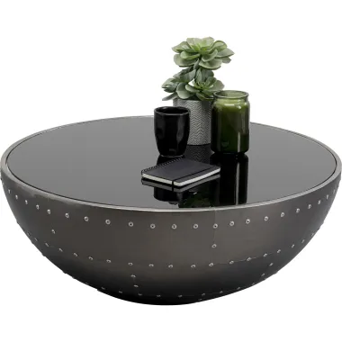 Kare Stolik kawowy LONGUE czarny grafit 83 x 32 x 83cm / 87909