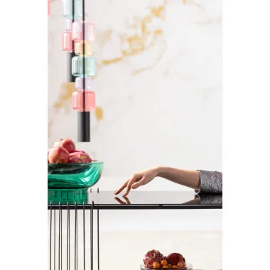 Kare Stolik kawowy WIRE czarne 120 x 41 x 60cm / 87818