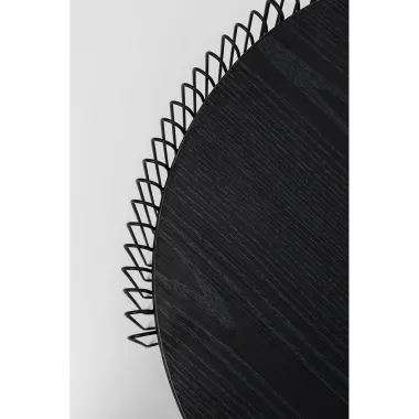 Kare Stolik kawowy WIRE (2 set) czarnew 70 x 35 x 70cm / 87960