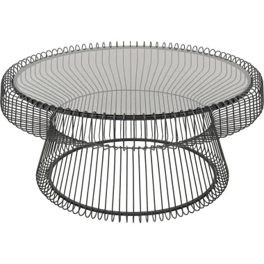 Kare Stolik kawowy LISBOA czarny 86 x 42 x 86cm /  70154