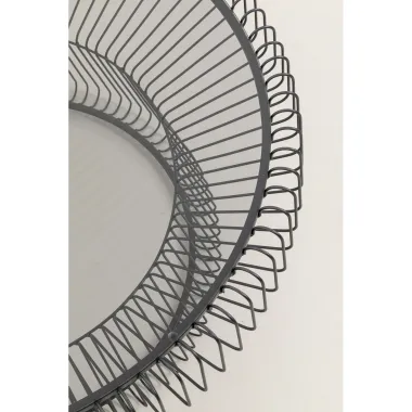 Kare Stolik kawowy LISBOA czarny 86 x 42 x 86cm /  70154