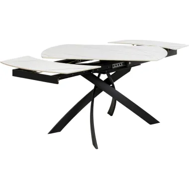 KARE Stół TWIST ONYX INCEPTION Rozkładany ceramiczny 120 - 180 x 76 x 90cm / 86786
