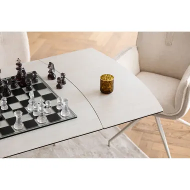 KARE Stół Rozkładany LANA biały 180-260 x 76 x 90cm /  70577