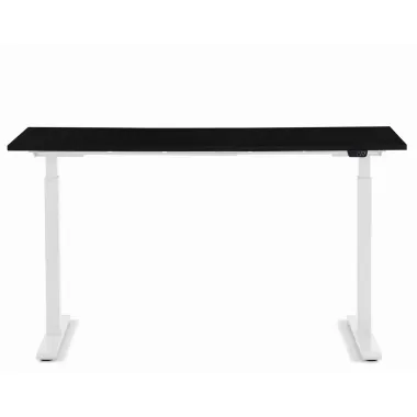 Kare Biurko z regulacją wysokości SMART WHITE BLACK 140 x 70 - 120 x 70cm / 85122