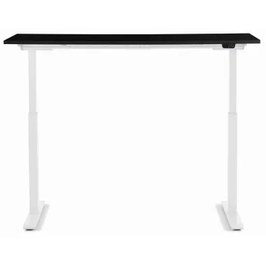 Kare Biurko z regulacją wysokości SMART WHITE BLACK 140 x 70 - 120 x 70cm / 85122