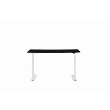 Kare Biurko z regulacją wysokości SMART WHITE BLACK 140 x 70 - 120 x 70cm / 85122