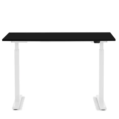 Kare Biurko z regulacją wysokości SMART WHITE BLACK 120 x 70 - 120 x 70cm / 85120