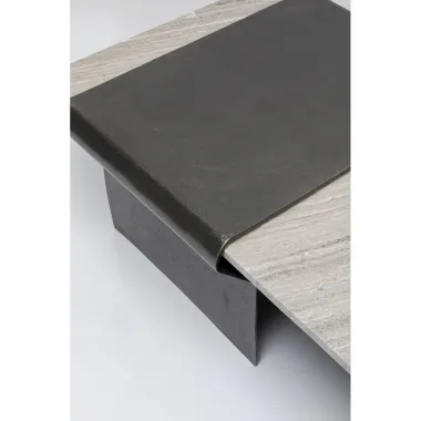 Kare Stolik kawowy MONTAGNA czarna 142 x 40 x 70cm / 87153