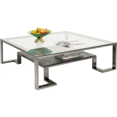 Kare Stolik kawowy RUSH grafitowy 120 x 40 x 120cm / 70105