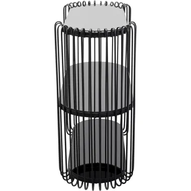 Kare Konsola WIRE czarna 81 x 76 x 78cm / 87649