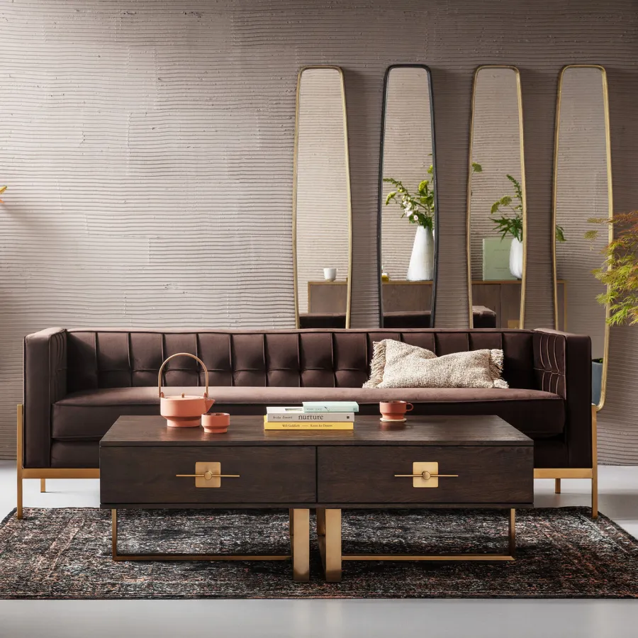 Kare Stolik kawowy OSAKA 137 x 60 x 77cm / 83876