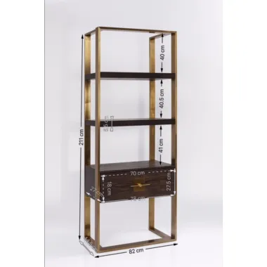 Kare Regał OSAKA 78 x 210 x 45cm / 83877