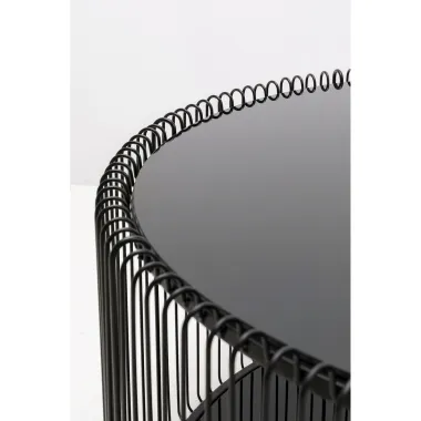 Kare Stolik kawowy WIRE czarny 80 x 40 x 80cm / 70335