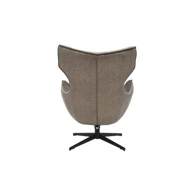 Invicta Fotel VOGUE obrotowy 360° aksamitny taupe 73cm / 46701