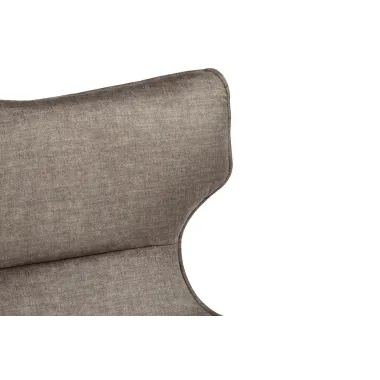 Invicta Fotel VOGUE obrotowy 360° aksamitny taupe 73cm / 46701