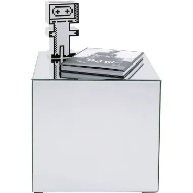 Kare Stolik boczny LUXY lustrzany 45 x 45 x 45cm / 70672