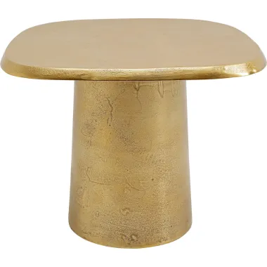 Kare Stolik boczny BOSSY ORGANIC złoty 55 x 40 x 43cm / 70086