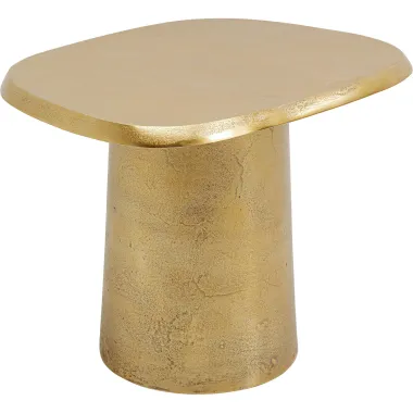 Kare Stolik boczny BOSSY ORGANIC złoty 55 x 40 x 43cm / 70086