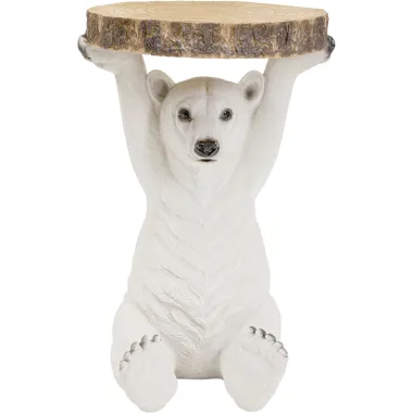 Kare Stolik boczny ANIMAL POLAR BEAR 33 x 53 x 33cm / 78943