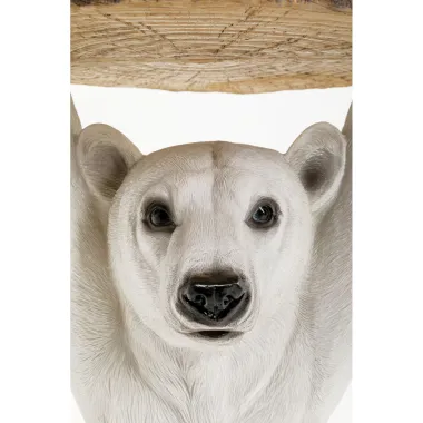 Kare Stolik boczny ANIMAL POLAR BEAR 33 x 53 x 33cm / 78943
