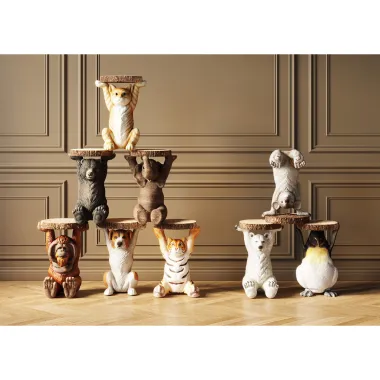 Kare Stolik boczny ANIMAL ELEPHANT 36 x 54 x 36cm / 78893
