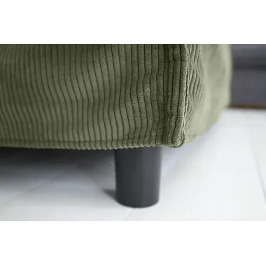 Invicta Pufa HEAVEN zielony sztruks 100 x 42 x 100cm / 46110