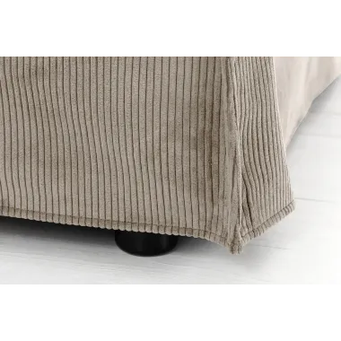 Invicta Sofa HEAVEN 3 osobowa beżowy sztruks 202 x 88 x 105cm / 46108