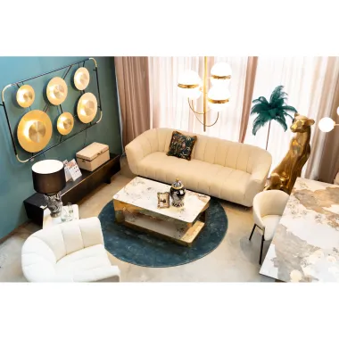 Kare Stolik kawowy NUBE DUO 130 x 43 x 70cm / 87282