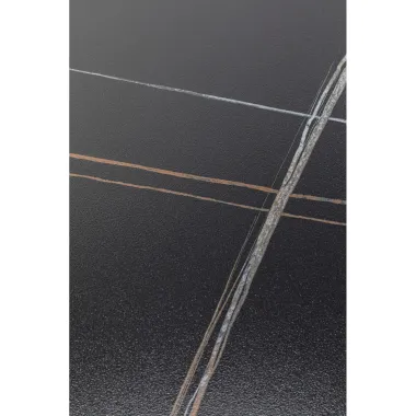 Kare Stolik Kawowy BEVERLY RINGS złoty 133 x 52 x 80cm / 87522