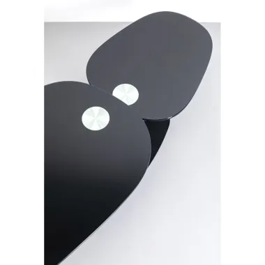 KARE Stolik kawowy FRANKLIN czarny 150 x 42 x 58cm / 86508