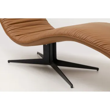 Kare Fotel relaksacyjny BONNIE relaxliege brązowy 173 x 88 x 62cm / 70609