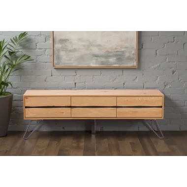 Invicta LIVING EDGE Szafka RTV dąb dziki 160 x 50 x 40cm / 46342