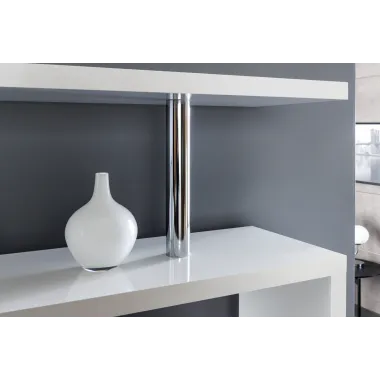 Invicta Regał SNAKE biały MDF 120 x 165 x 35cm / 46400