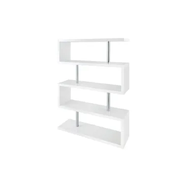 Invicta Regał SNAKE biały MDF 120 x 165 x 35cm / 46400