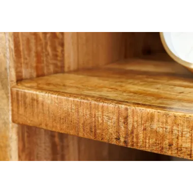 Invicta Regał IRON CRAFT naturalny mango 156 x 160 x 40cm / 46798