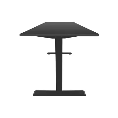 Invicta Biurko BLACK DESK z regulacją wysokości antracyt z czarną ramą 140 x 72-119 x 60cm / 47547