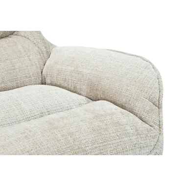 Invicta Fotel CLOUD 360° obrotowy szampański 80 x 95 x 92cm / 46705