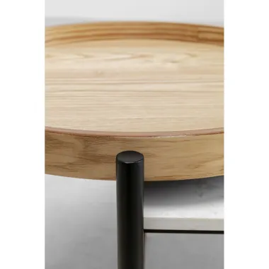 KARE Stolik kawowy LAYERED 128 x 45 x 55cm / 85796